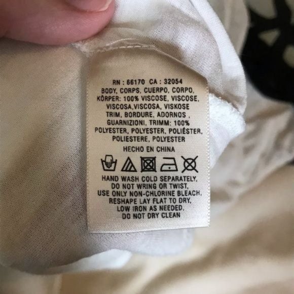 Anthropologie Leifnotes M lace trim top cream black - Picture 7 of 7